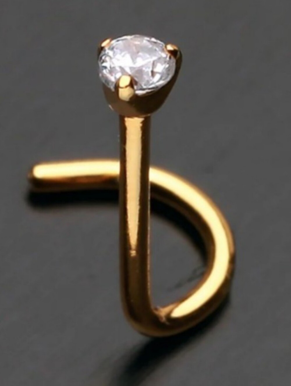 Gold nose ring